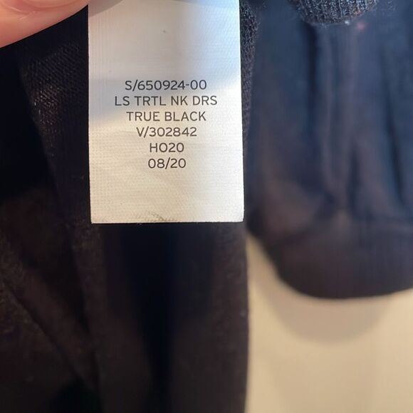 GAP Long Sleeve Black Turtleneck Dress XS - Picture 6 of 8